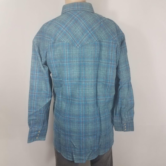 60's Vintage CHAMPION WESTERN Wool Cowboy Shirt - Picture 4 of 7